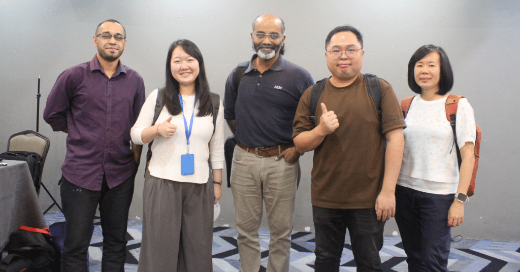 Group of MSME participants from various industries posing after completing the Lean Six Sigma Green Belt Certification Course, facilitated by MBizM Sdn. Bhd. under Program Latihan MADANI.