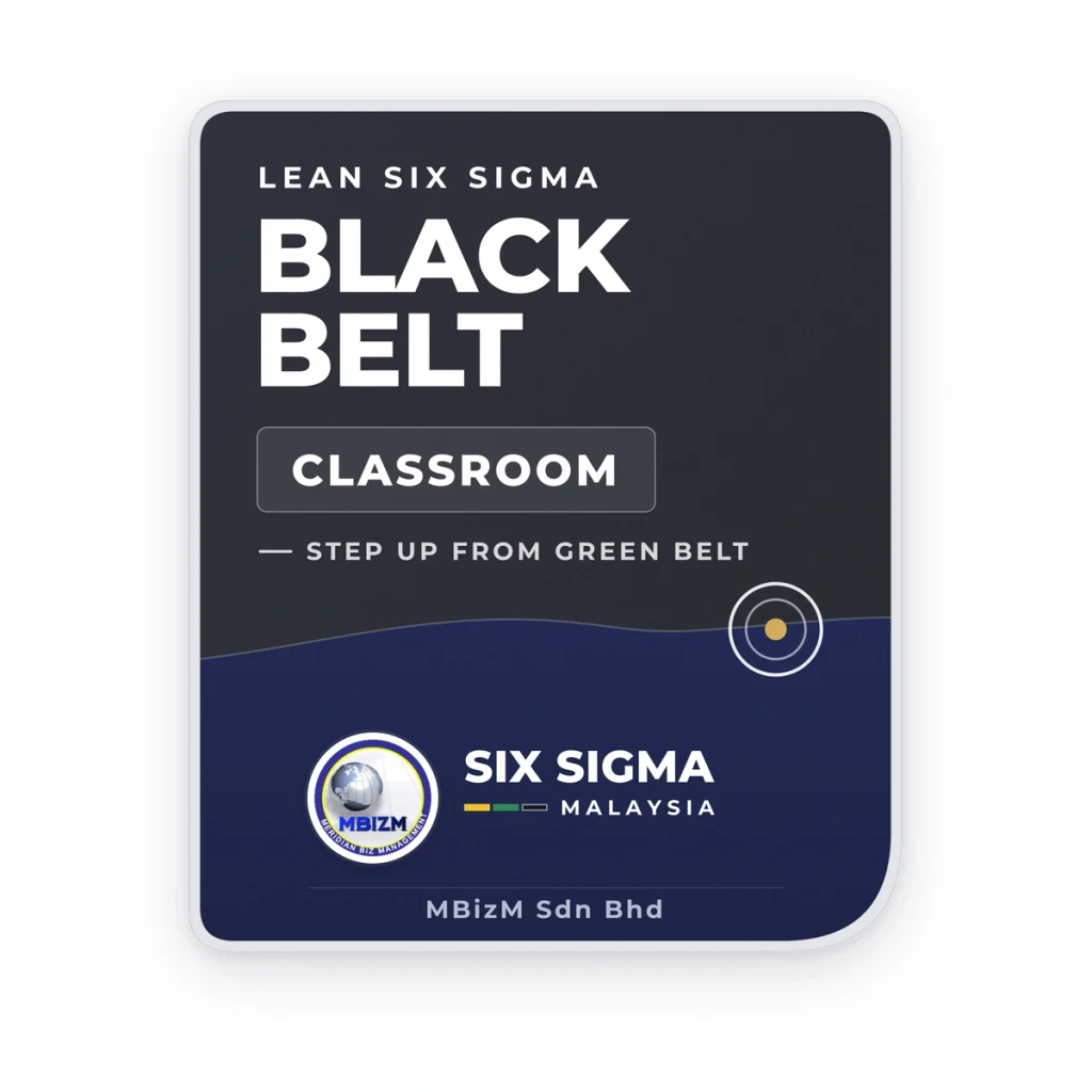 Lean Six Sigma Step Up to Black Belt Training
