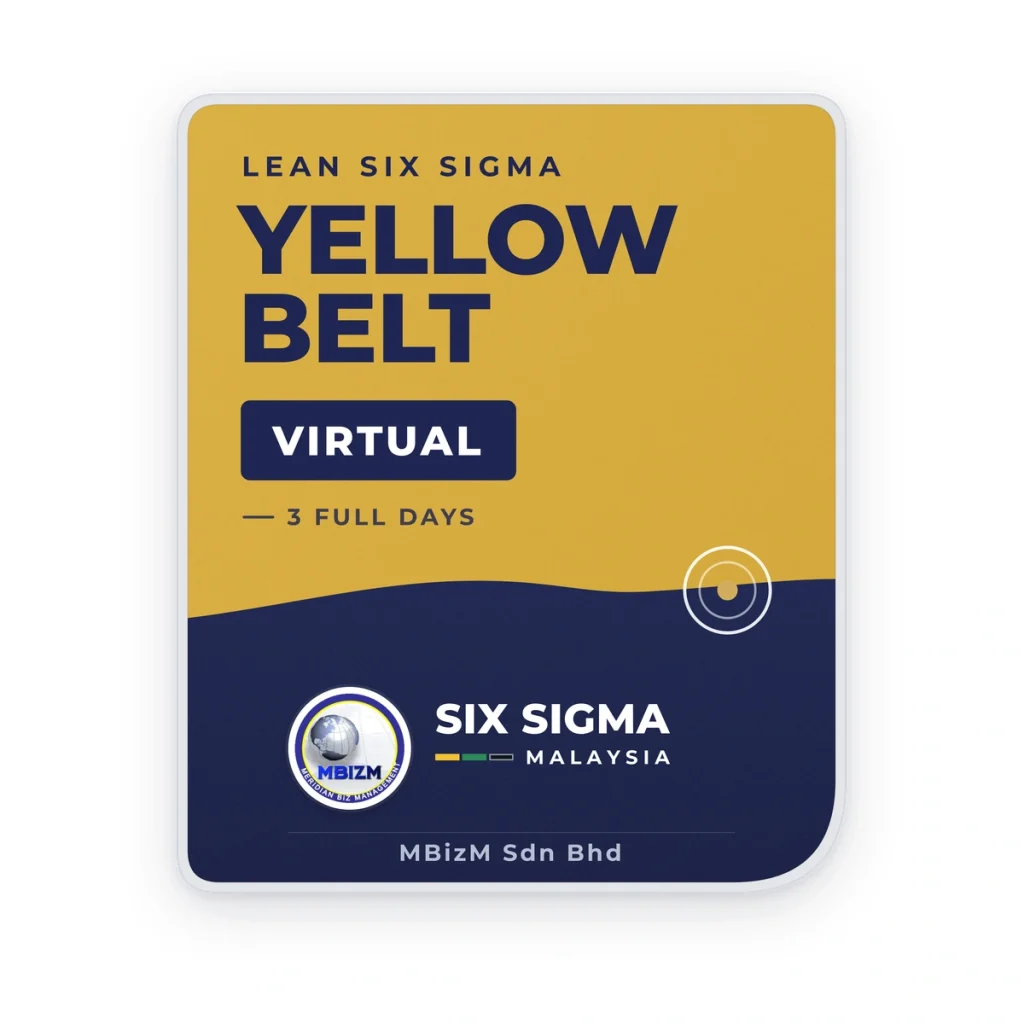 Lean Six Sigma Yellow Belt Instructor-Led Virtual Training